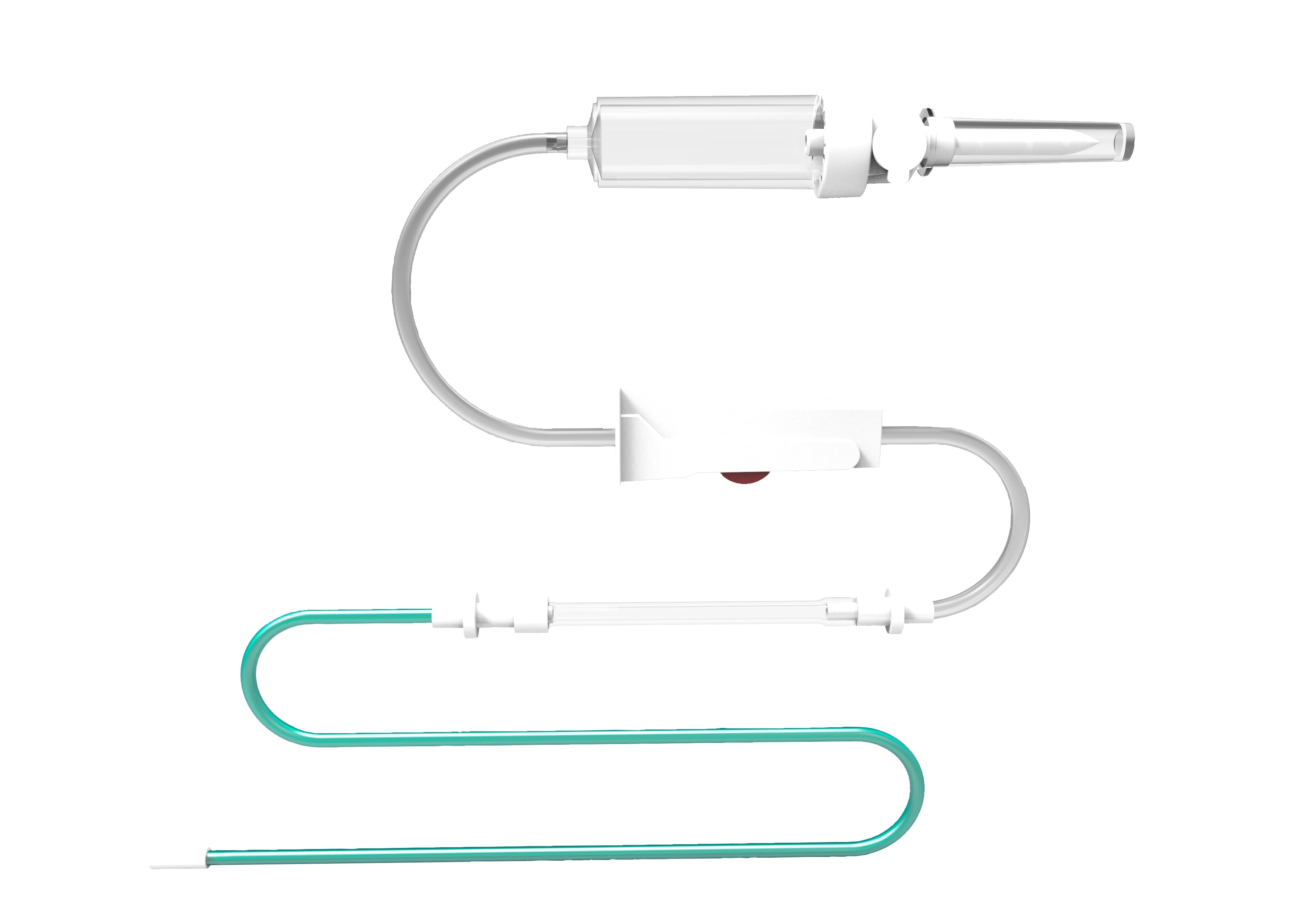 W&H Irrigation tubes 2.2m (for all W&H 1.8m motors, not for Elcomed 100 or SA-200), single use, pack of 6—ideal sterile disposable tubing for medical irrigation, displayed on a white background.