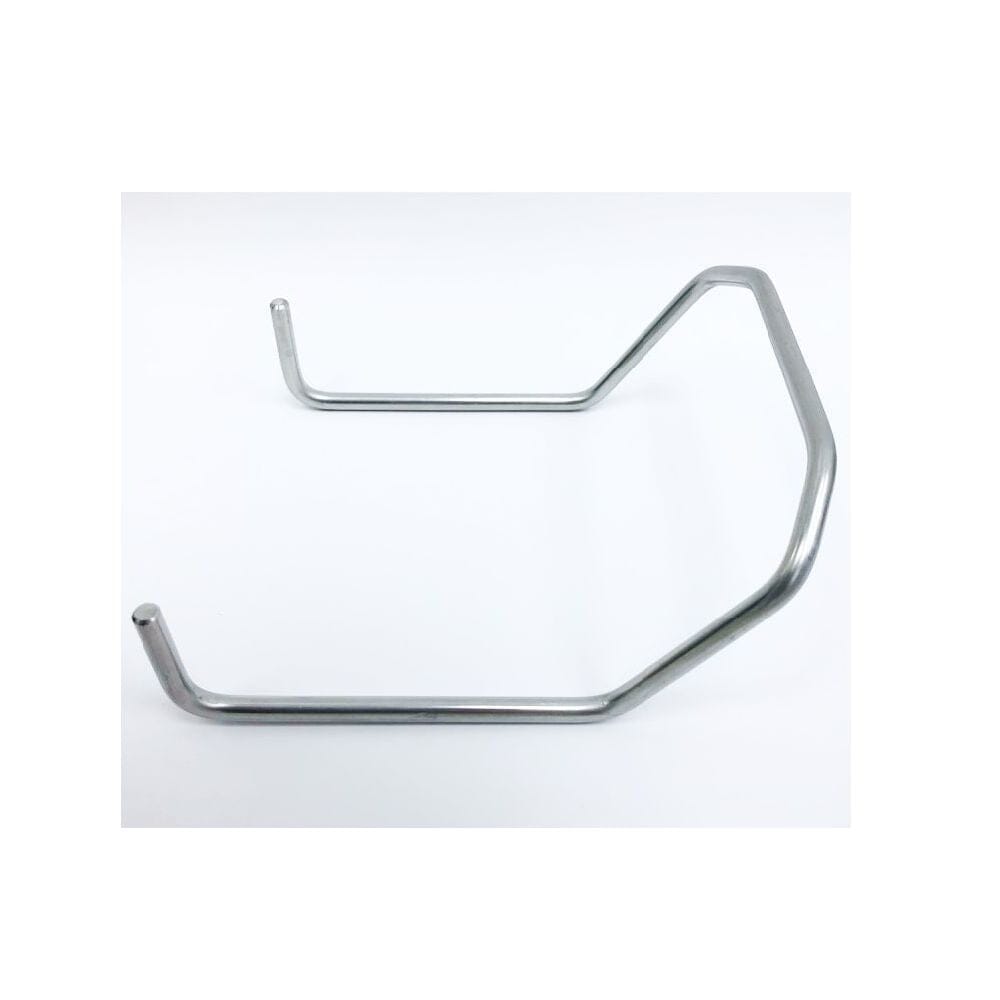 The W&H Foot pedal bracket is a metal rod bent into a U shape with angled corners and short, straight ends, shown on a white background.