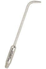 The Xemax Surgical Aspirator features a 3/16" diameter and 3.0mm opening with a right angle HVE design for efficient suction during dental cleanings, helping remove plaque and tartar from teeth.