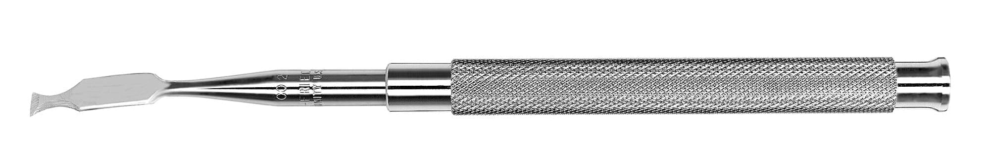 The Hu-Friedy Ochsenbein Single Ended (SE) Chisel, by Hu-Friedy, is a metal dental instrument with a textured handle and flat, angled blade tip commonly used in periodontal surgical procedures.