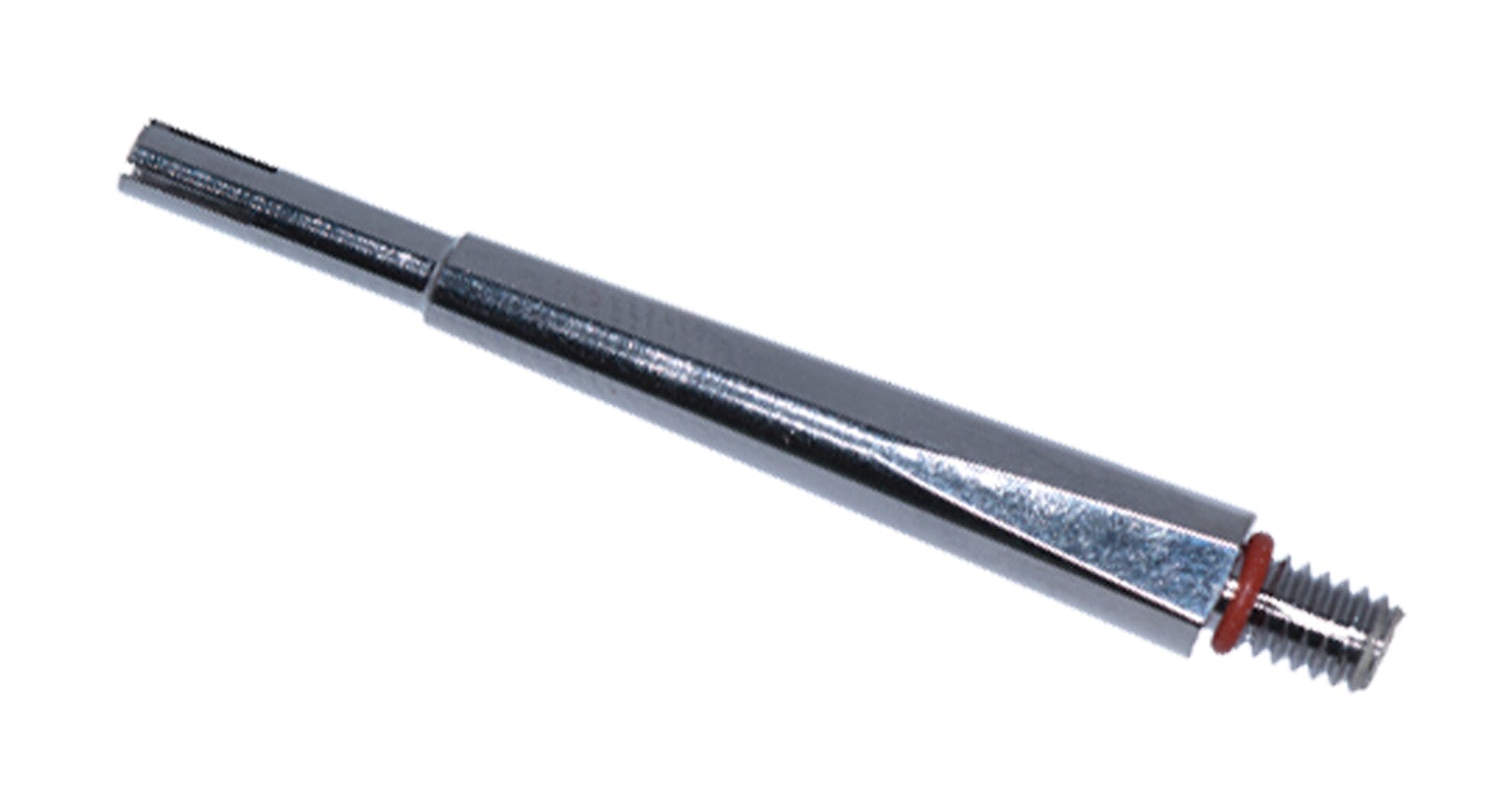 The McBio SuperTack Applicator Tips – Stainless Steel feature a threaded end and slotted tip, designed for rotary tools like Dremel to securely hold discs or wheels, making them ideal for GBR workflows.