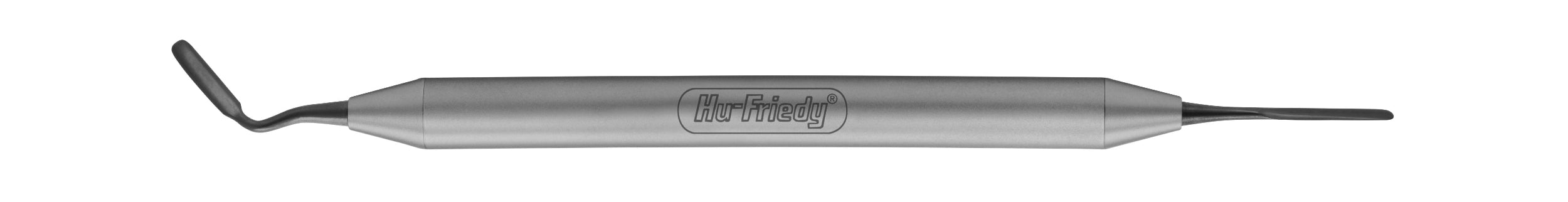 The Hu-Friedy Wise Periotomes are stainless steel instruments with dual-shaped ends, designed for precise, atraumatic and implant-driven extractions. The handle features the Hu-Friedy branding for reliable periotome-assisted dental procedures.