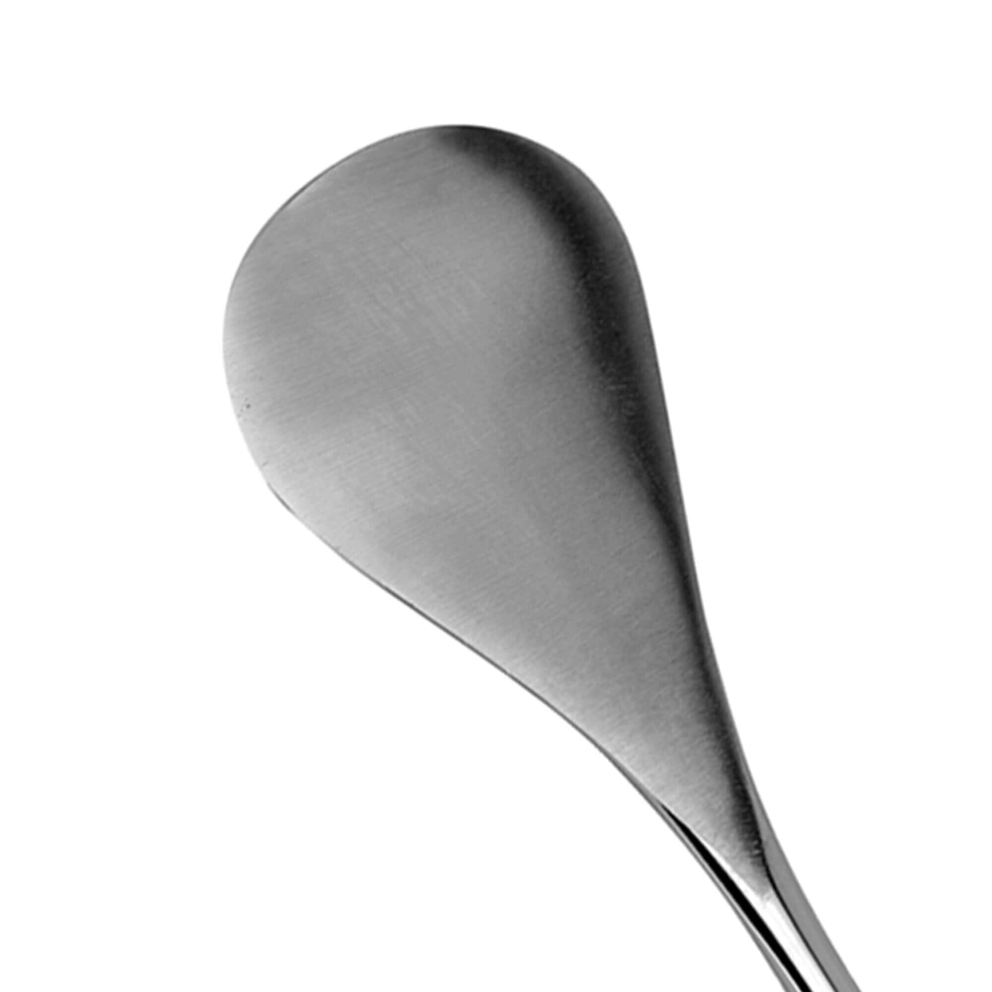 Close-up of the Hu-Friedy #25 Palti Periosteal Elevator, a stainless steel oral surgery instrument with a smooth, wide, and slightly curved bowl for effective mucoperiosteum retraction, shown against a white background.