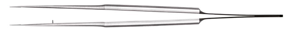 The Hu-Friedy Swiss Perio Microsurgical Tissue Pliers, a pair of straight, fine-tipped metallic pliers from Hu-Friedy, are displayed against a white background.