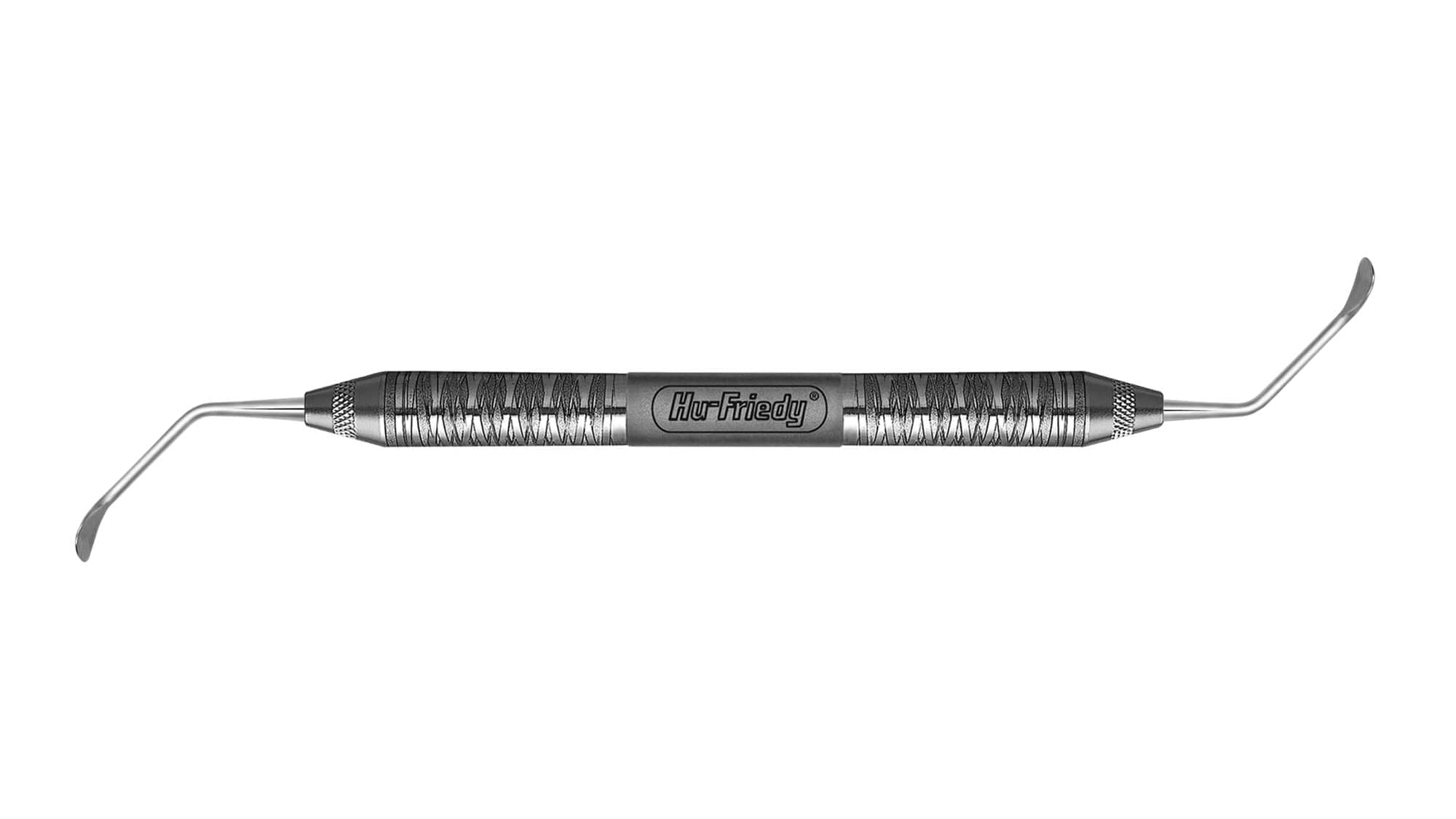 The Hu-Friedy K-N Sinus Lift Instrument, Large/Small, features angled tips, a 47° 6 handle, and textured grip—ideal for sinus lift dental procedures including the K-N technique.