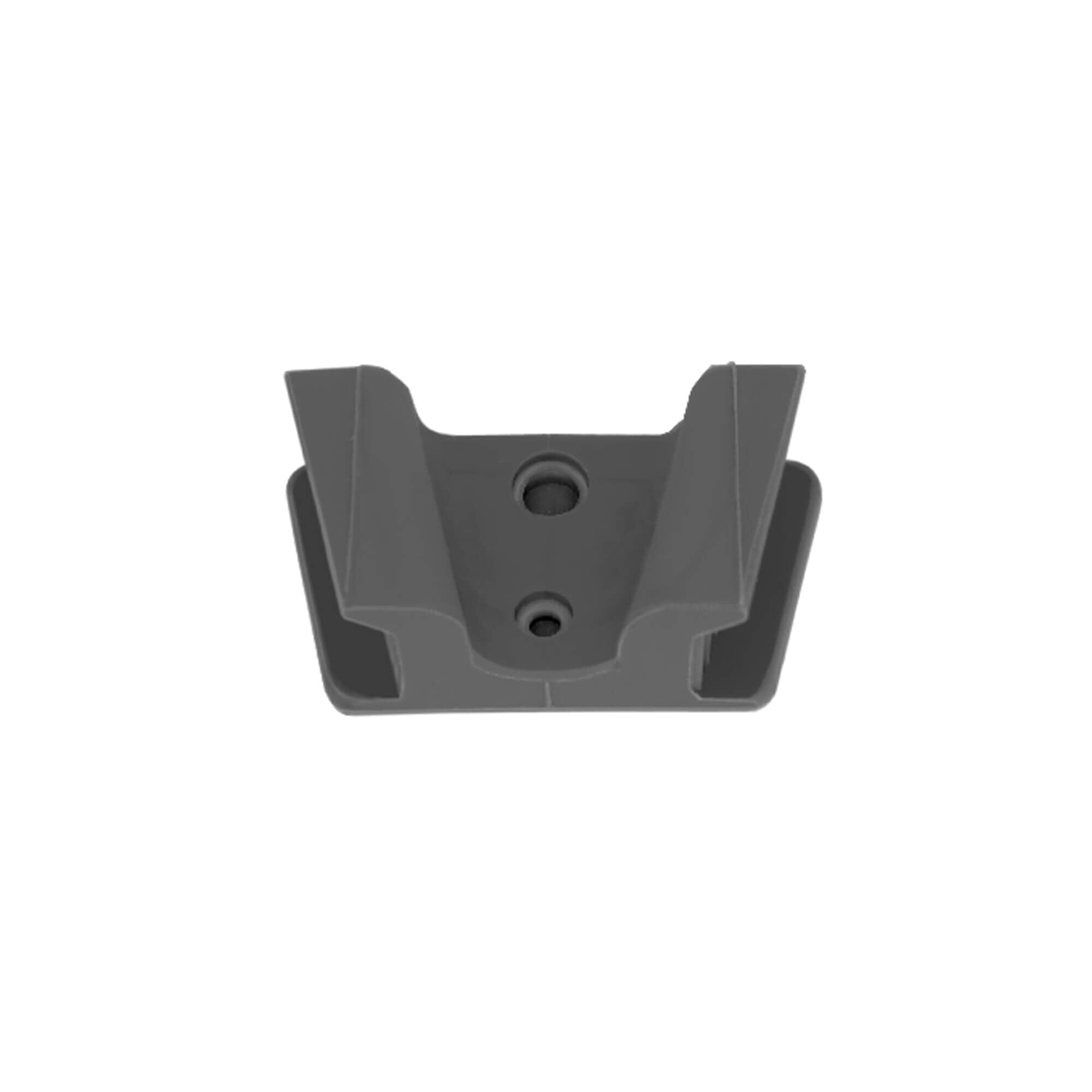 The Markel Mouth Prop (Child Pair) is a gray, rectangular plastic device with two central holes and raised angled sides, designed for child dental use, shown from above on a white background.