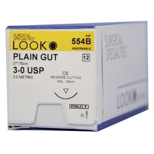 LOOK Plain Gut Sutures | Natural Absorbable Dental Sutures