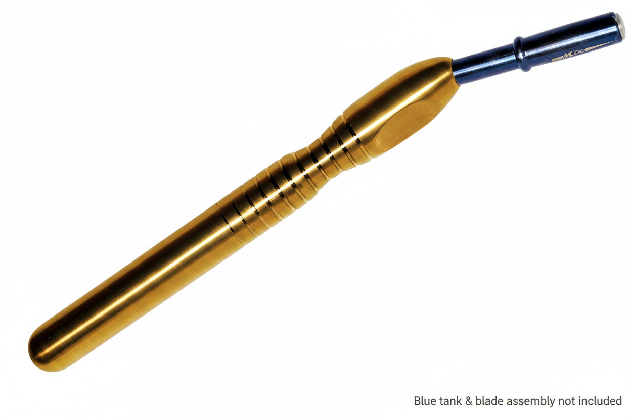 Eli-ka STS offset / angled handle made of aeronautical aluminum.  Compatible with McBio B1