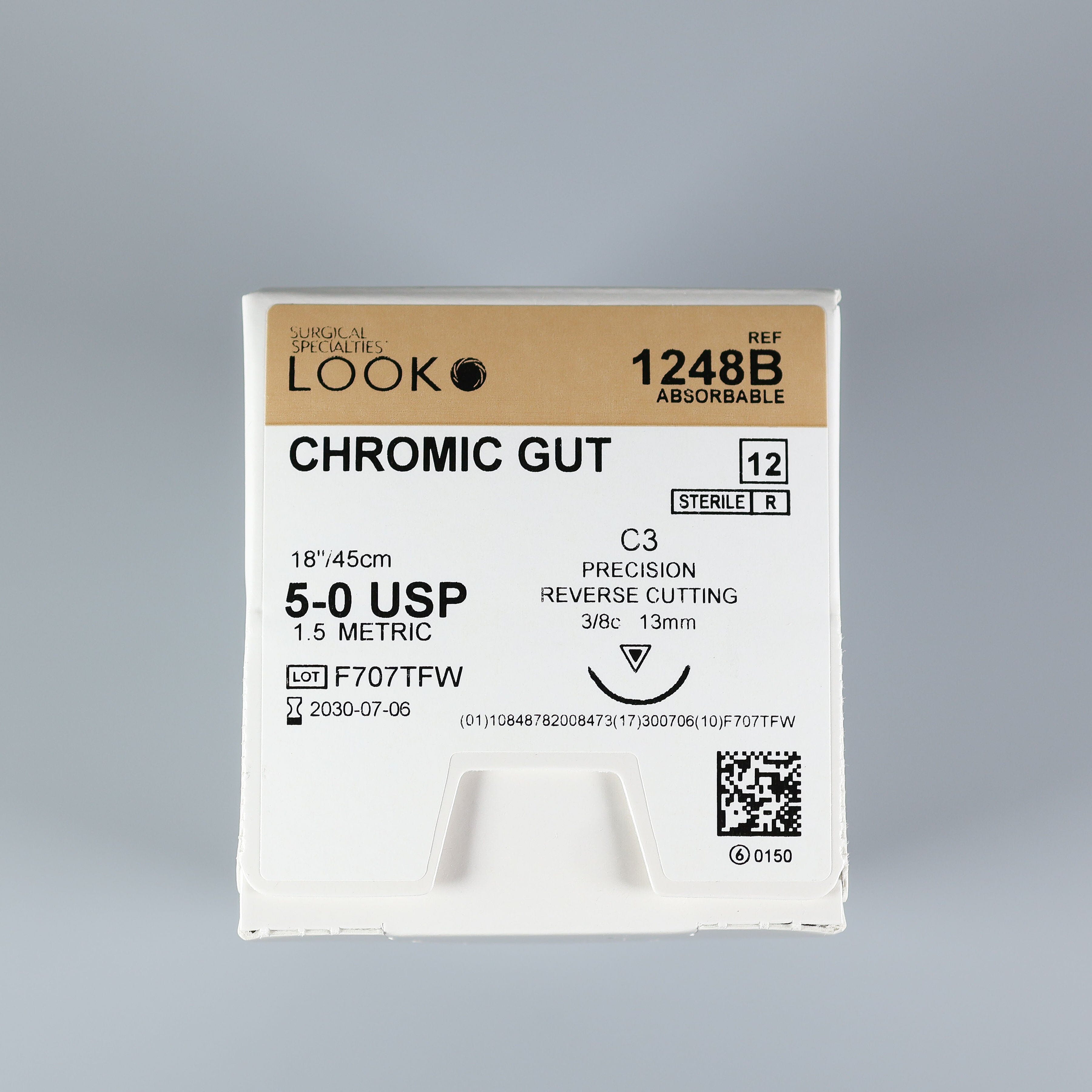 LOOK Chromic Gut Sutures | Natural Absorbable Dental Sutures