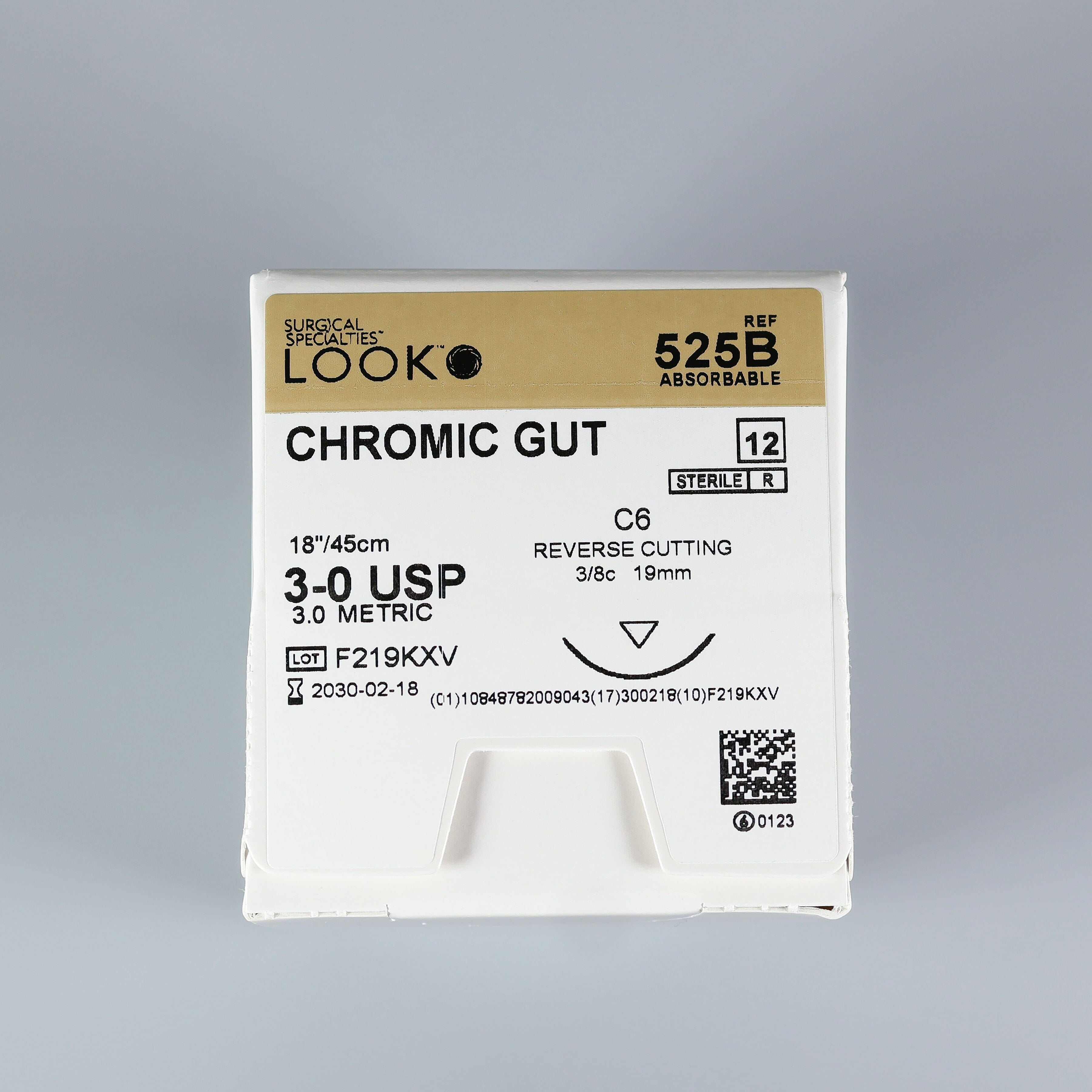LOOK Chromic Gut Sutures | Natural Absorbable Dental Sutures
