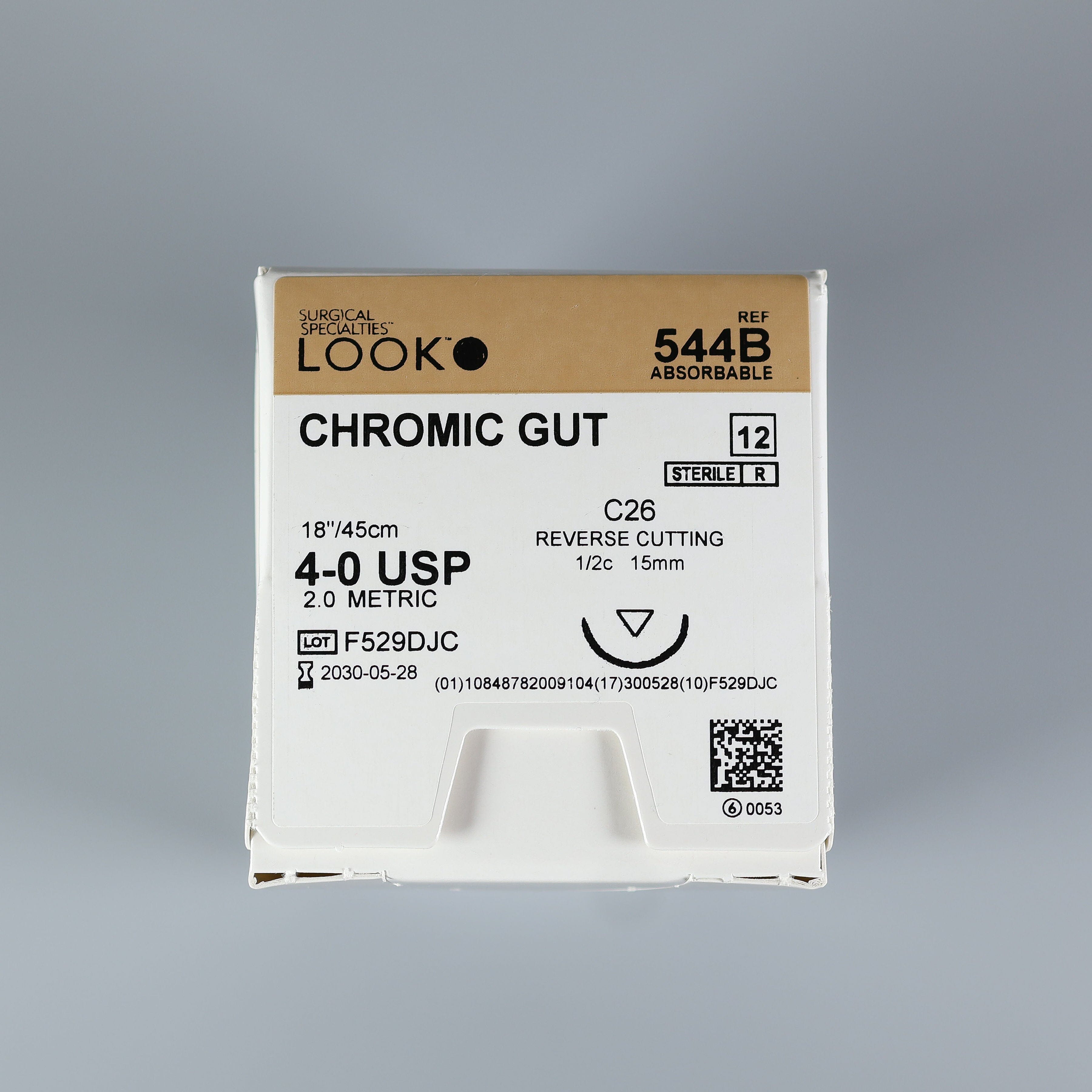 LOOK Chromic Gut Sutures | Natural Absorbable Dental Sutures