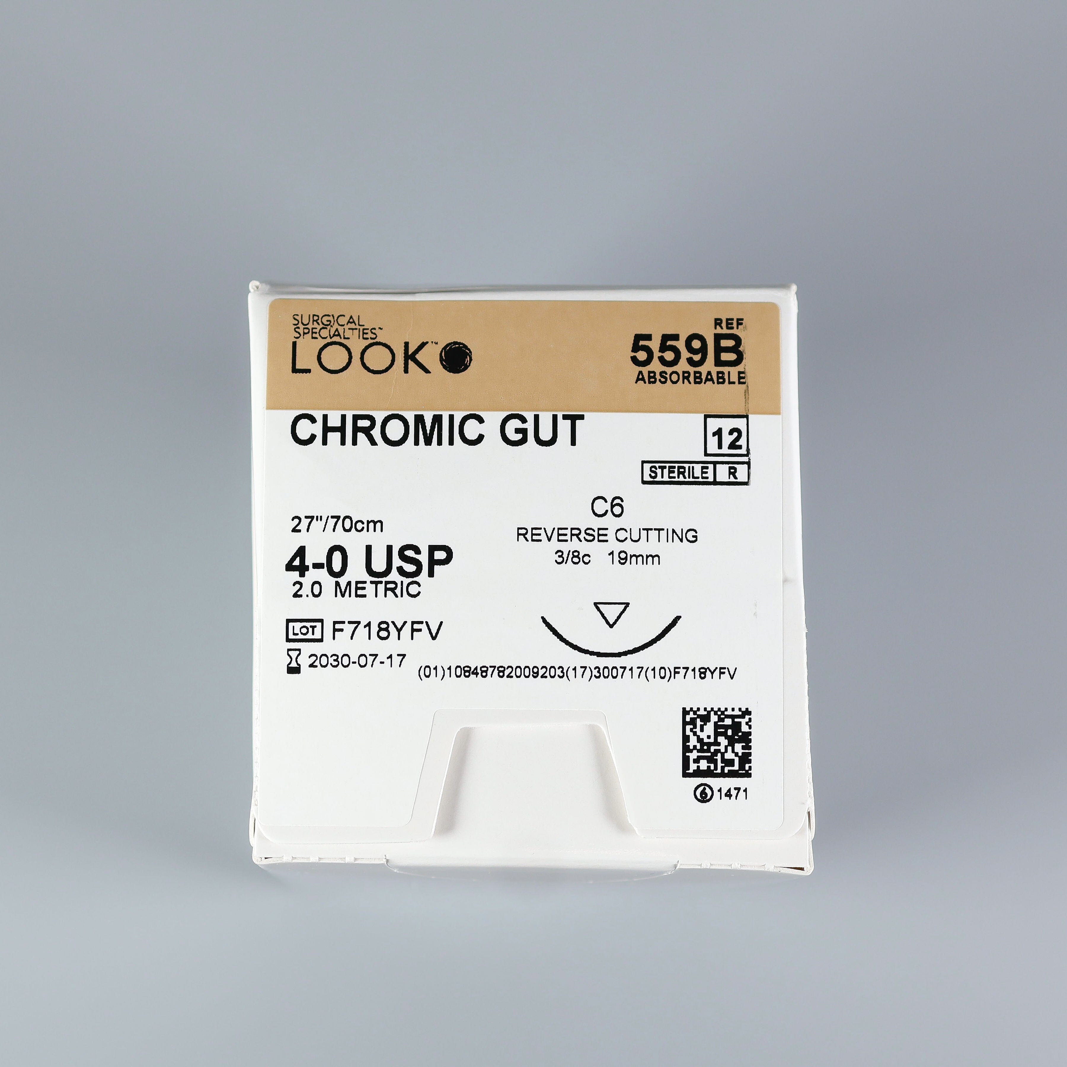 LOOK Chromic Gut Sutures | Natural Absorbable Dental Sutures