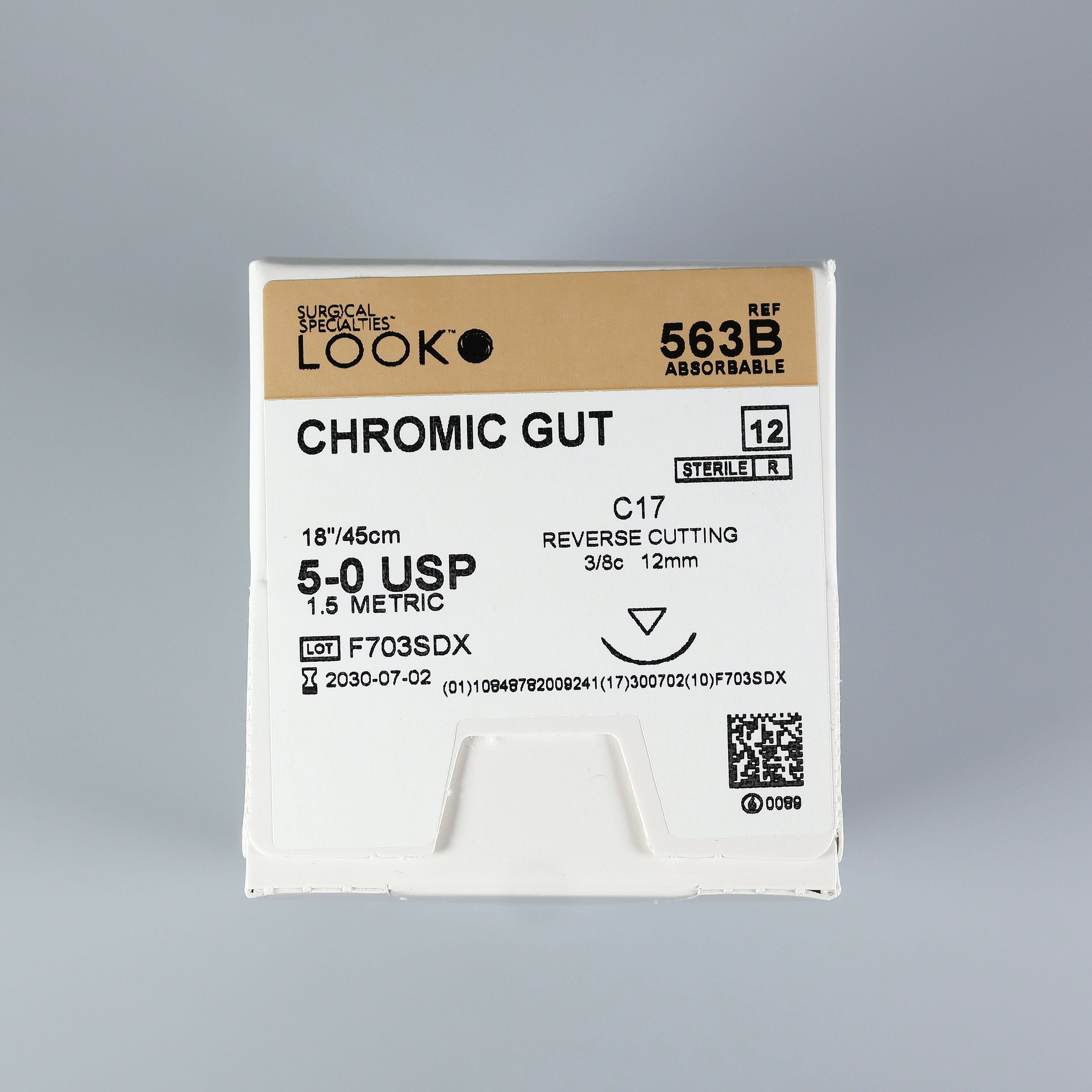 LOOK Chromic Gut Sutures | Natural Absorbable Dental Sutures