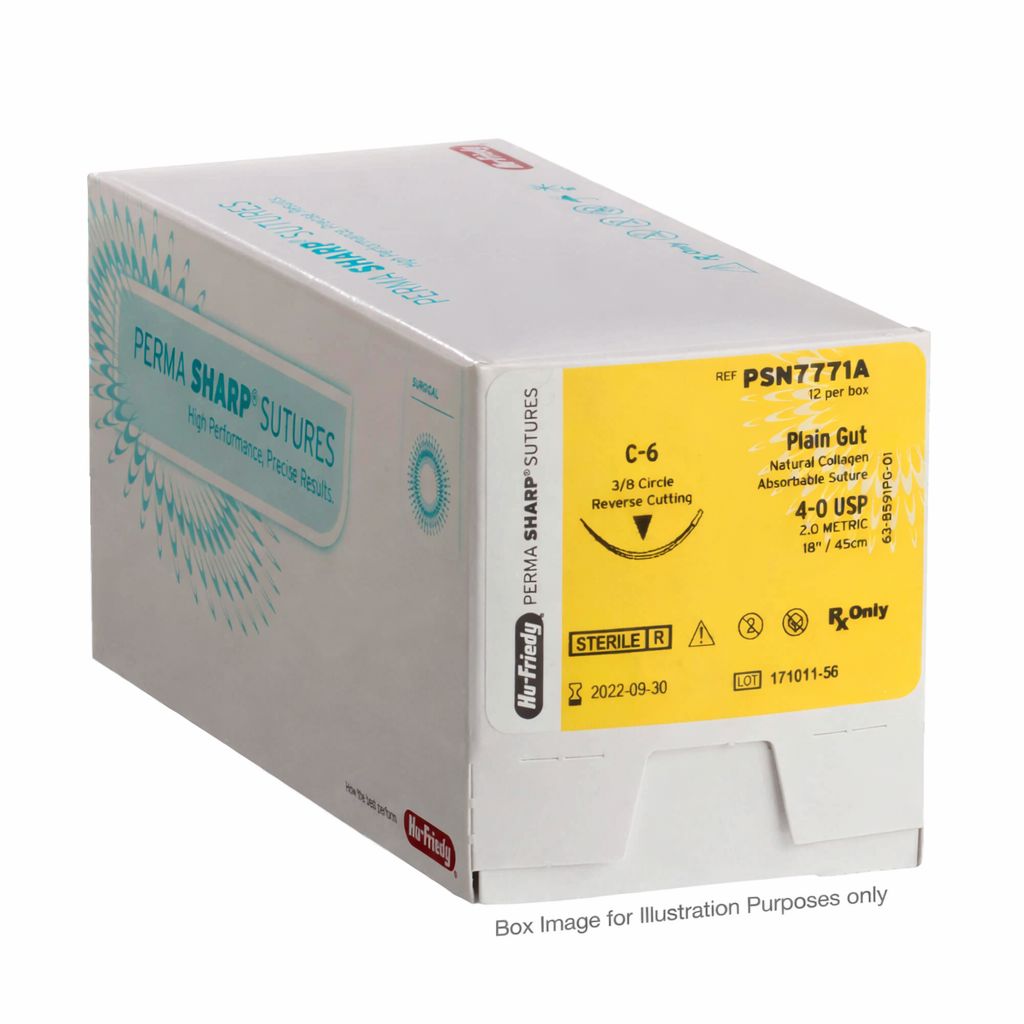 Hu-Friedy Plain Gut Sutures | Perma Sharp | Absorbable Dental Sutures