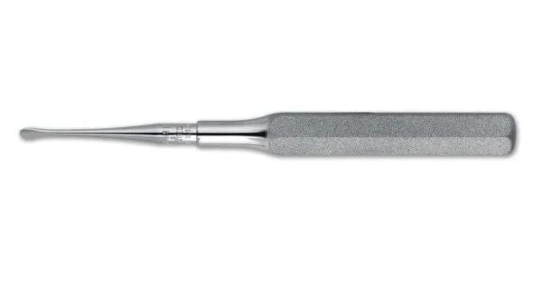 A close-up of the Hu-Friedy Bone Cone Remover, Excavator, highlighting its precise design.