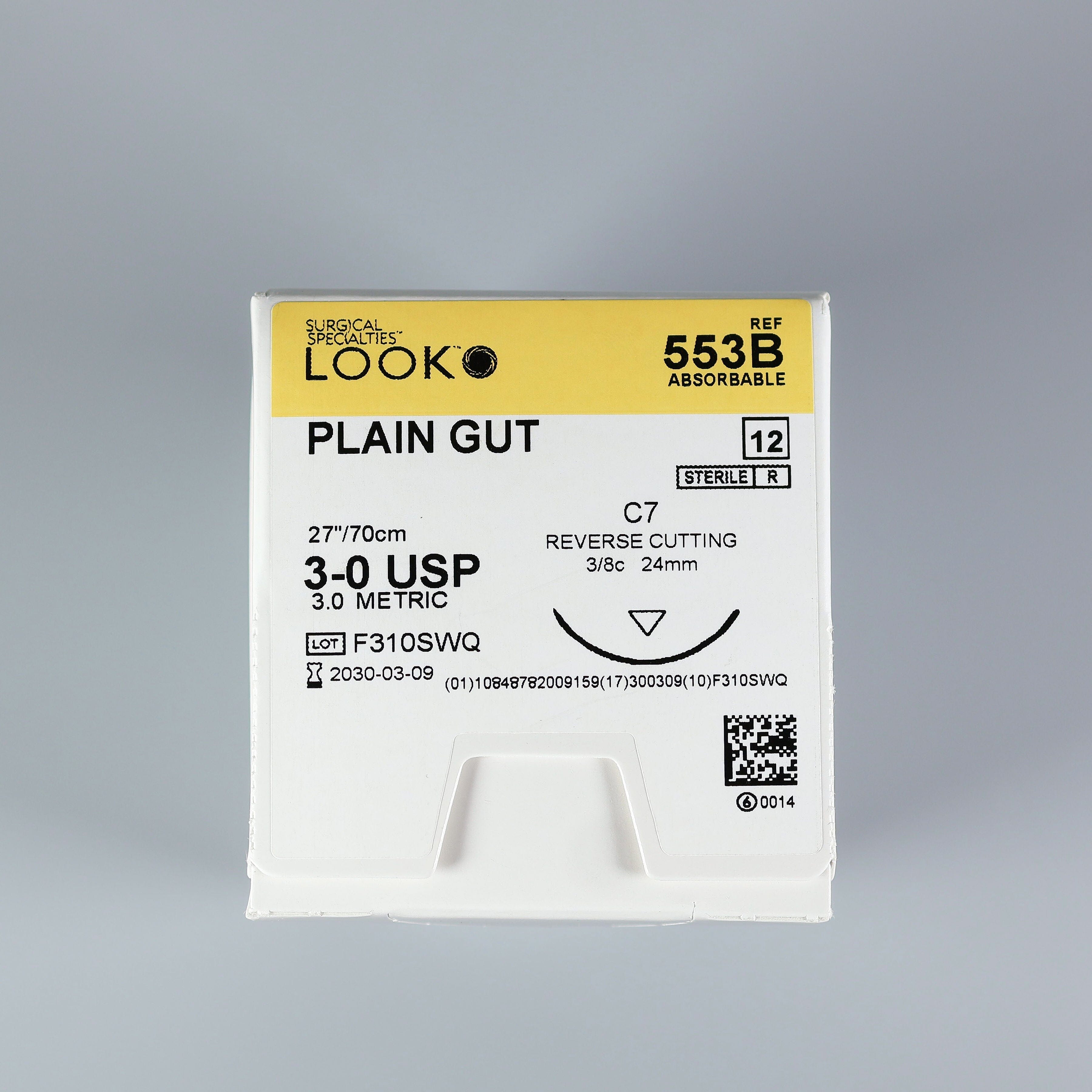 LOOK Plain Gut Sutures | Natural Absorbable Dental Sutures