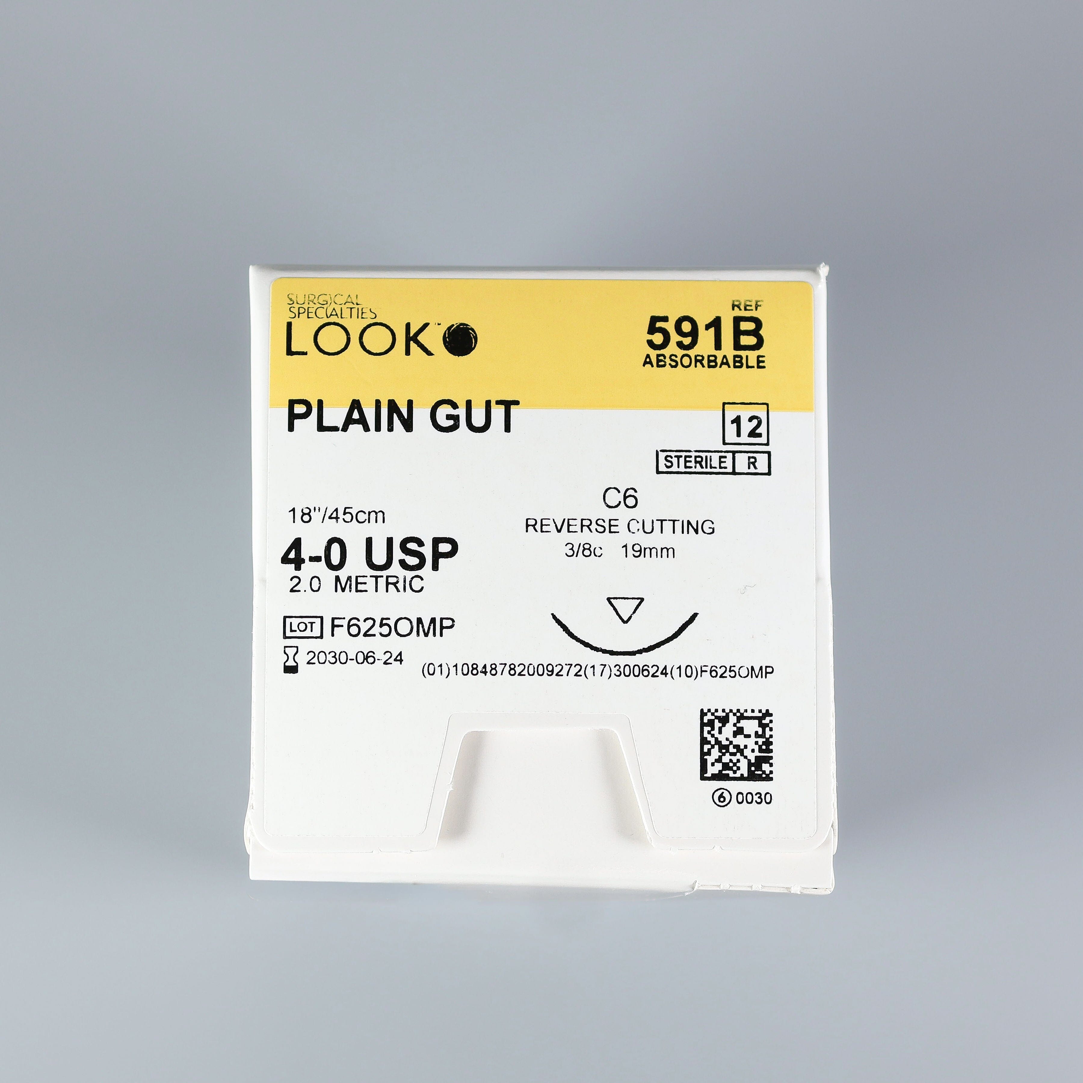 LOOK Plain Gut Sutures | Natural Absorbable Dental Sutures