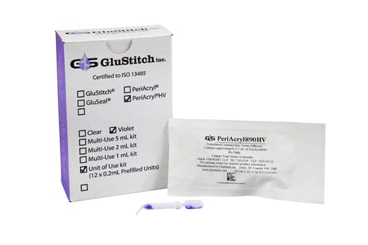 PeriAcryl Single Dose Oral Tissue Adhesive | 0.2 mL x 12 | GluStitch