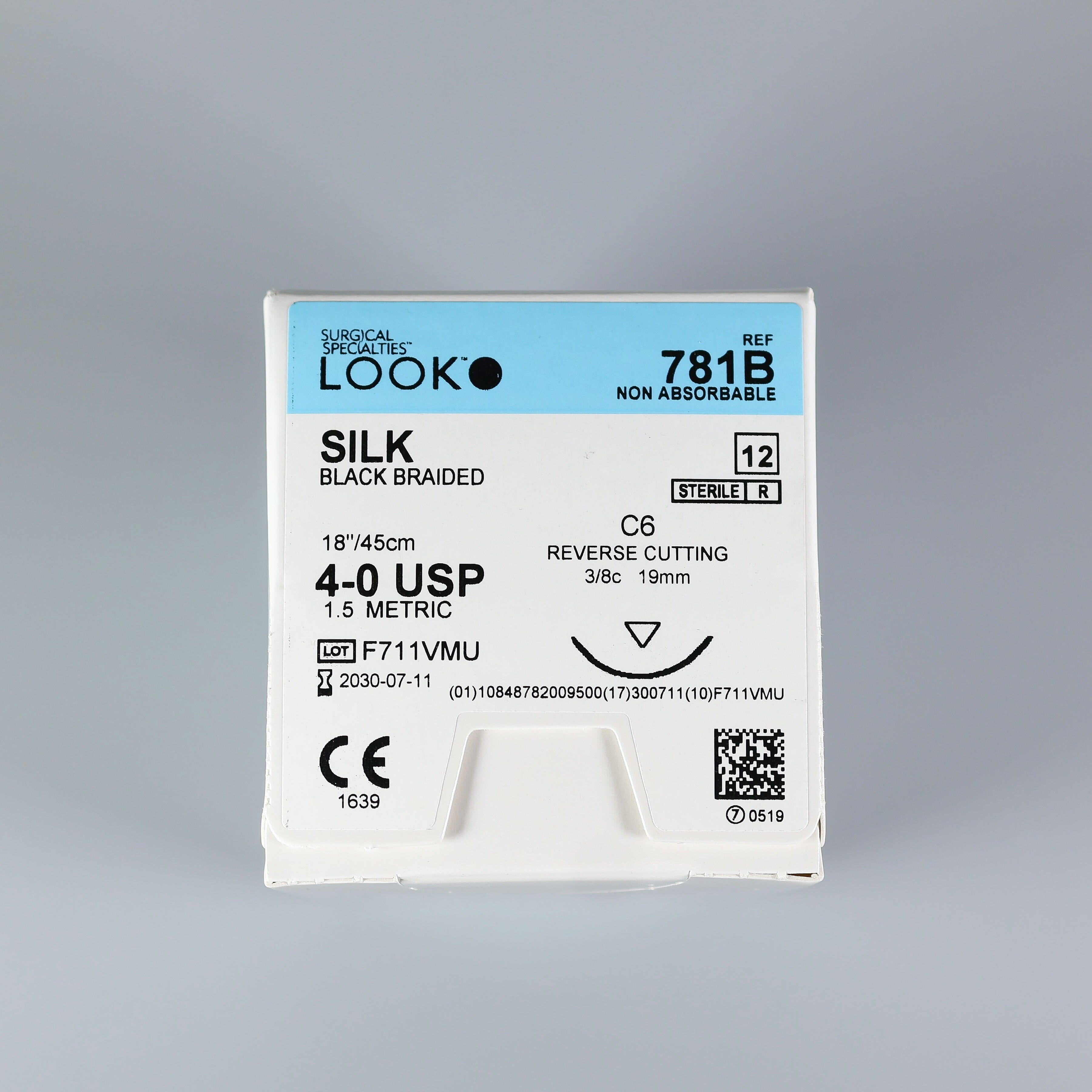 LOOK Silk Sutures | Non-Absorbable Braided Dental Sutures