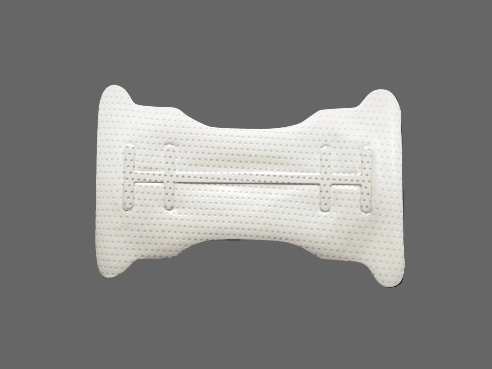 The Osteogenics Cytoplast™ Ti-250 Titanium-Reinforced PTFE Membrane (250 μm) is a white, rectangular medical membrane with curved edges and embossed center lines for bone regeneration and ridge augmentation, shown on a plain gray background.