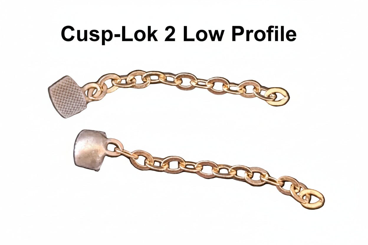 Cusp-Lok 2 | Bracket-Based Impacted Cuspid Traction | 1" 14K Gold | Xemax