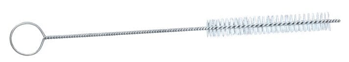 The Quality Aspirators Aspirator & Saliva Ejector Cleaning Brushes (12-Pack Variants) feature twisted wire handles, looped ends, and white bristles, ideal for cleaning bottles, straws, saliva ejectors, or narrow tubes.